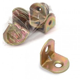 아이베란다 꺽쇠 평철 연결 철물 브라켓 라운드 천연 18x20x20mm 15개 FD