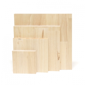 소품제작용 집성목재 목공 교육용 스트링아트재료 고무나무 12mm 100x100mm