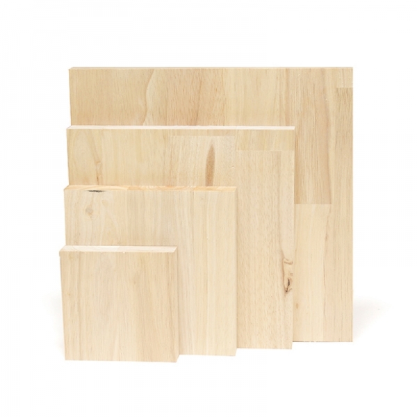 소품제작용 집성목재 목공 교육용 스트링아트재료 고무나무 12mm 100x100mm