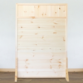 2단 원목파티션 가림막 칸막이 파티션 1200x1500mm U자 지지대(1세트)소